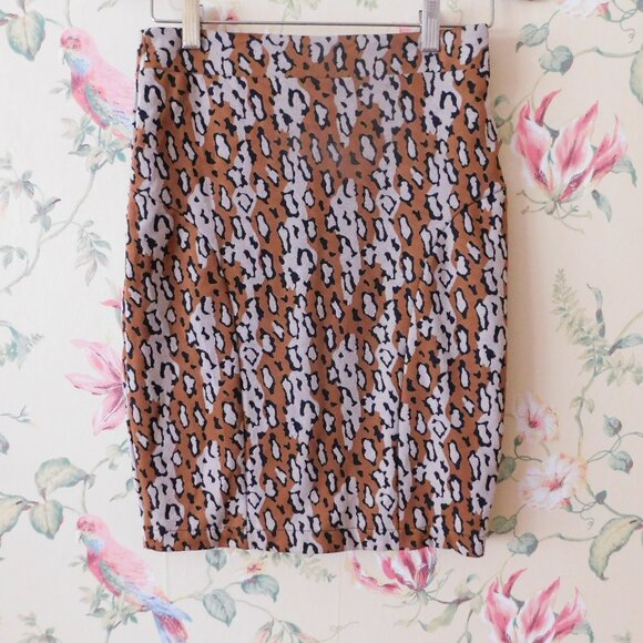 🦔🐾 Anthropologie Maeve Leopard Pencil Skirt - Picture 5 of 10